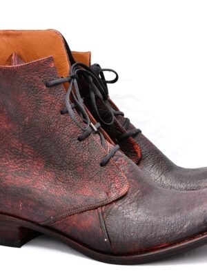 Derby Boot | Bison burgundy overdye