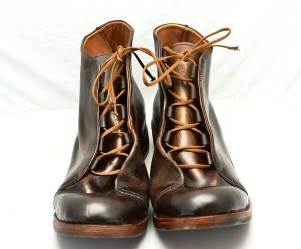 Asym derby boot  |  Burnt choc | cordovan