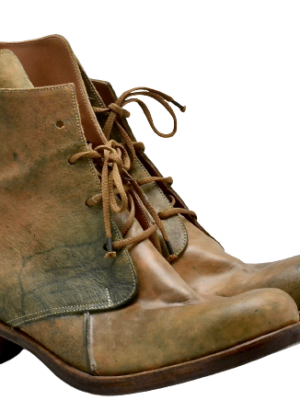 Derby Boot | Reverse blue | Cordovan