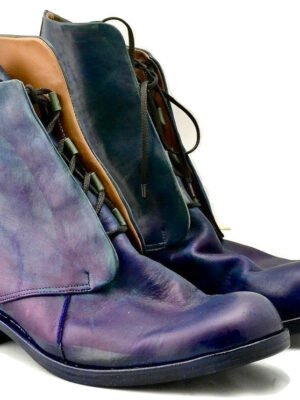 Derby Boot  |  electric blue calf