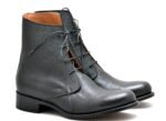 Derby Boot  |  Black pebble grain | Calf